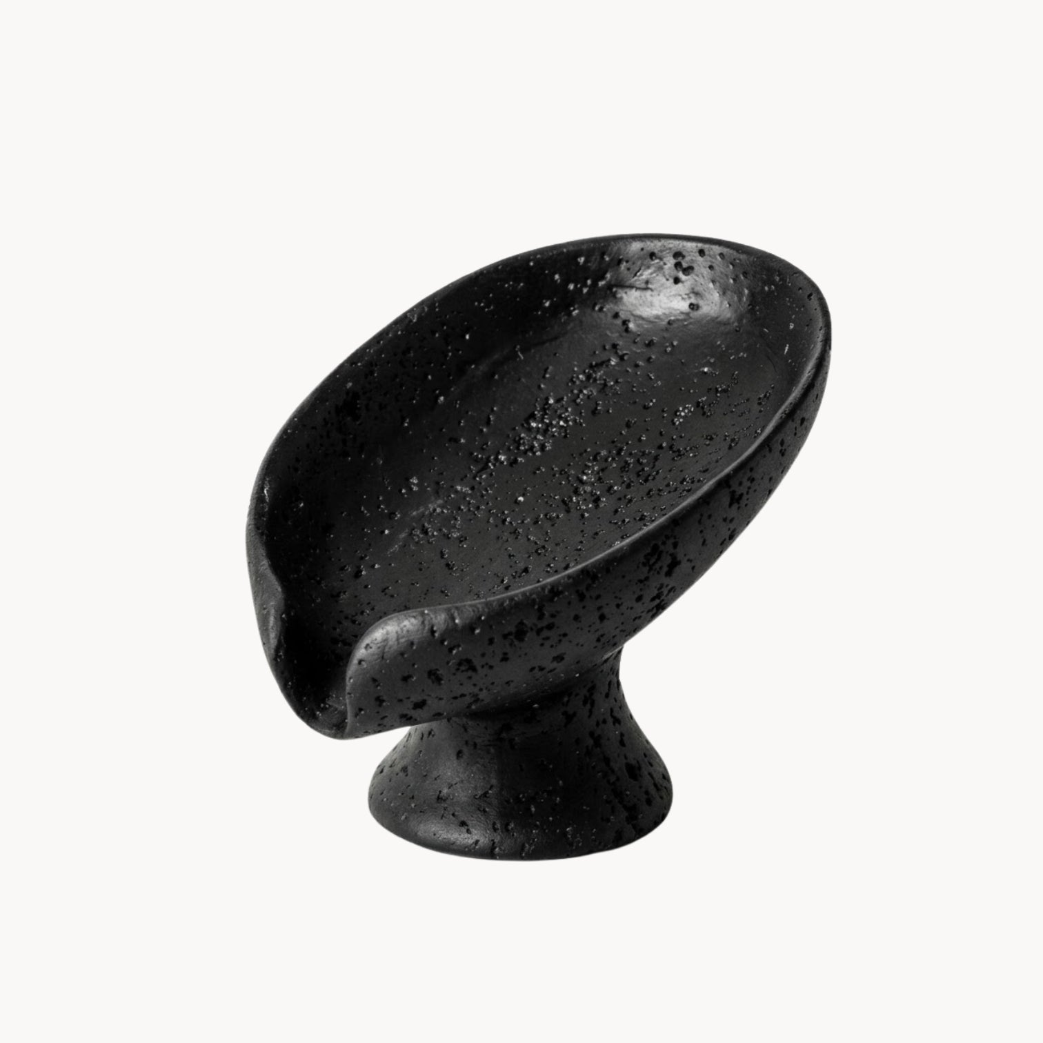 Minimalist Soap Dish in Wabi-Sabi Style – Sculptural Design with Natural Texture