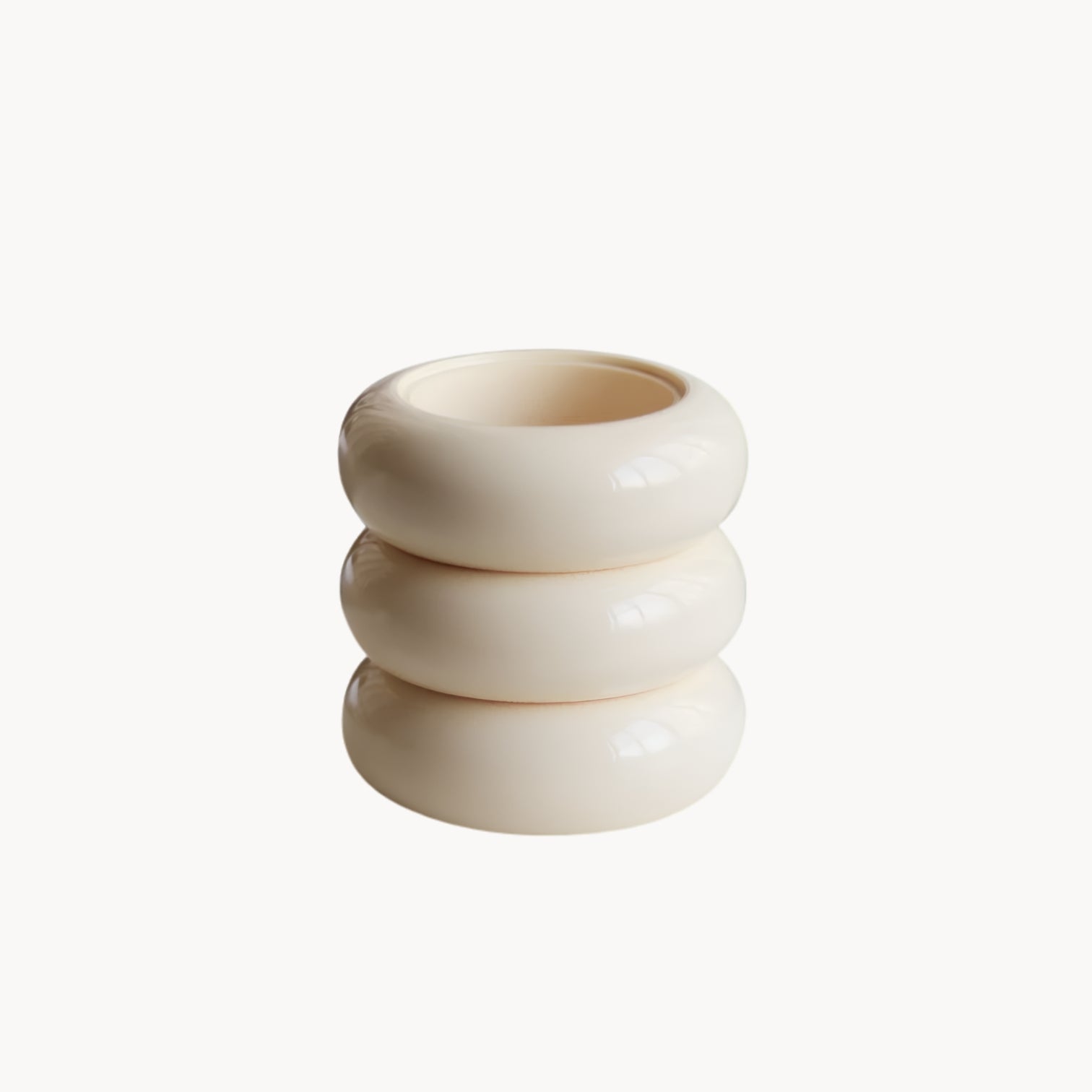 Nordic Makeup Brush Holder in Resin – Minimalist Organizer with Sculptural Design