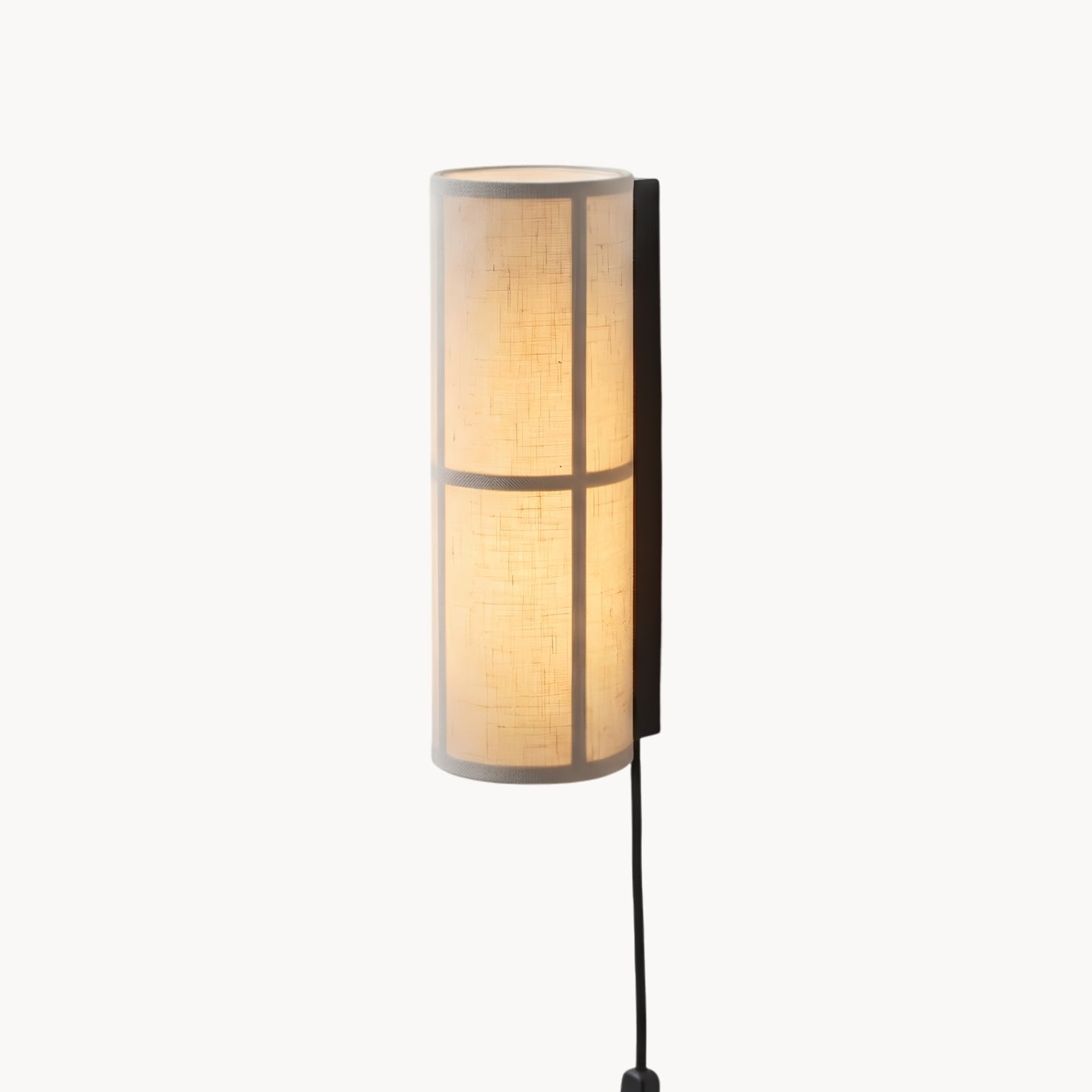 Wabi-Sabi Fabric Bedside Wall Light