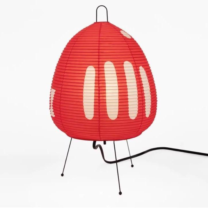 Wabi-Sabi Rice Paper Table Lamp – Japanese-Inspired Designer Lamp with Soft Light