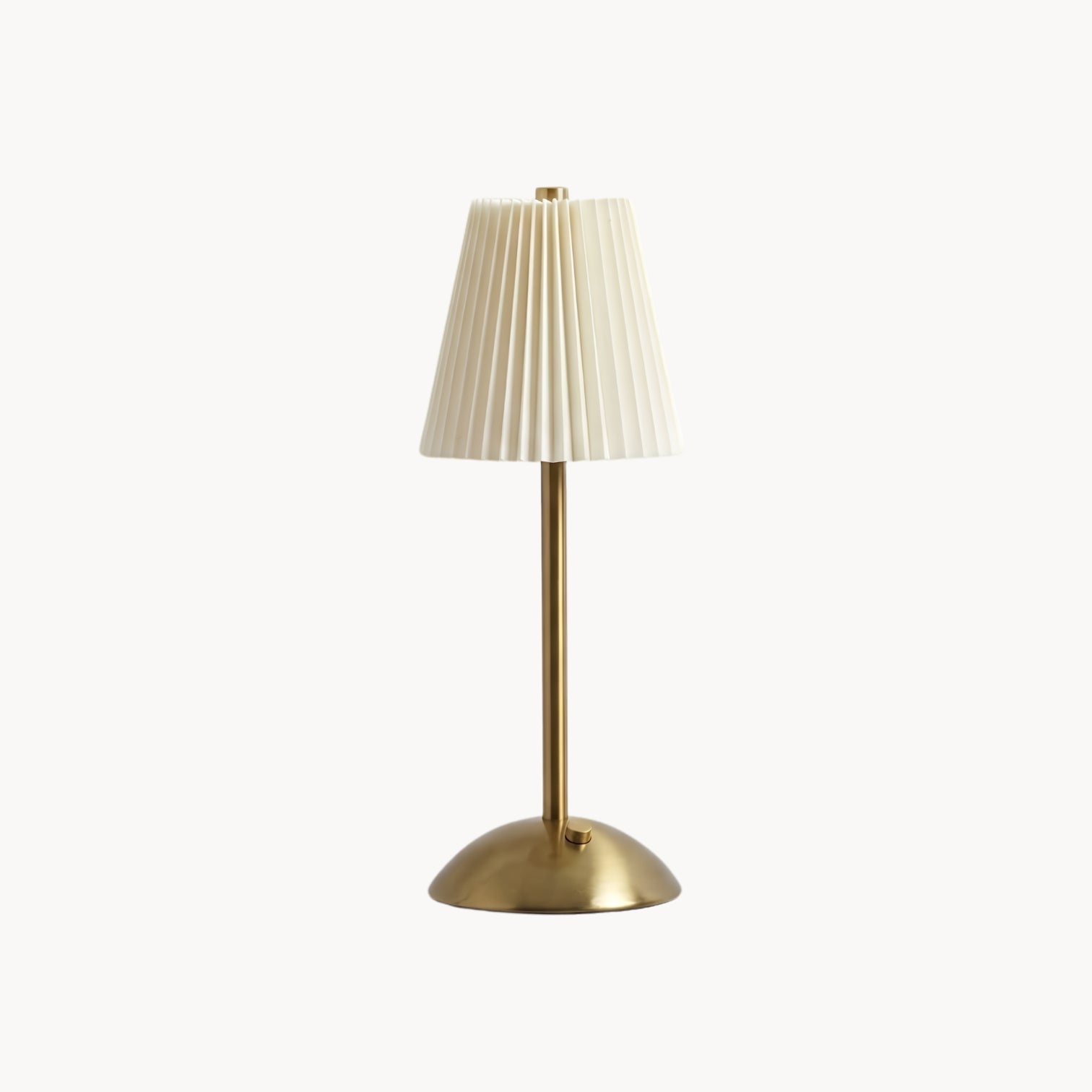 Pleated Fabric Table Lamp – Elegant Bedside Lamp with Warm Light