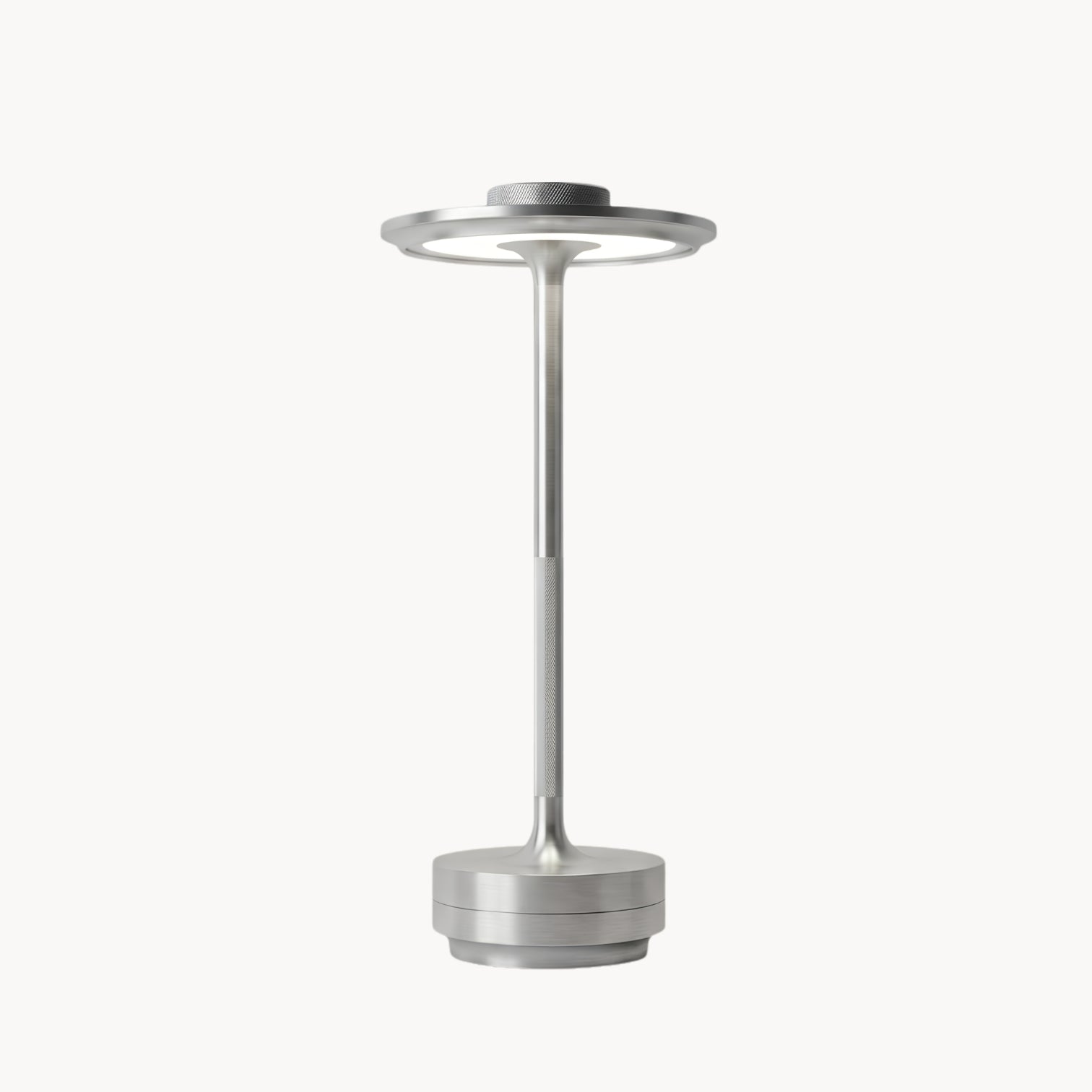 Portable Aluminium Ambient Lamp in Industrial Touch Design