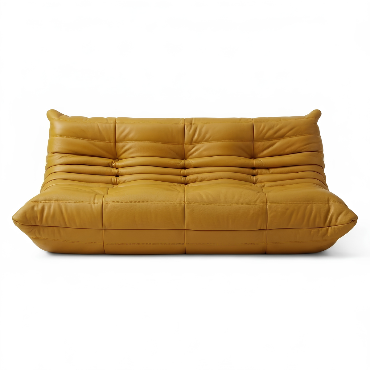 Lunensa Ripple 3-Seater Sofa Fabric – Designer Sofa, Low Seat, for Living Room