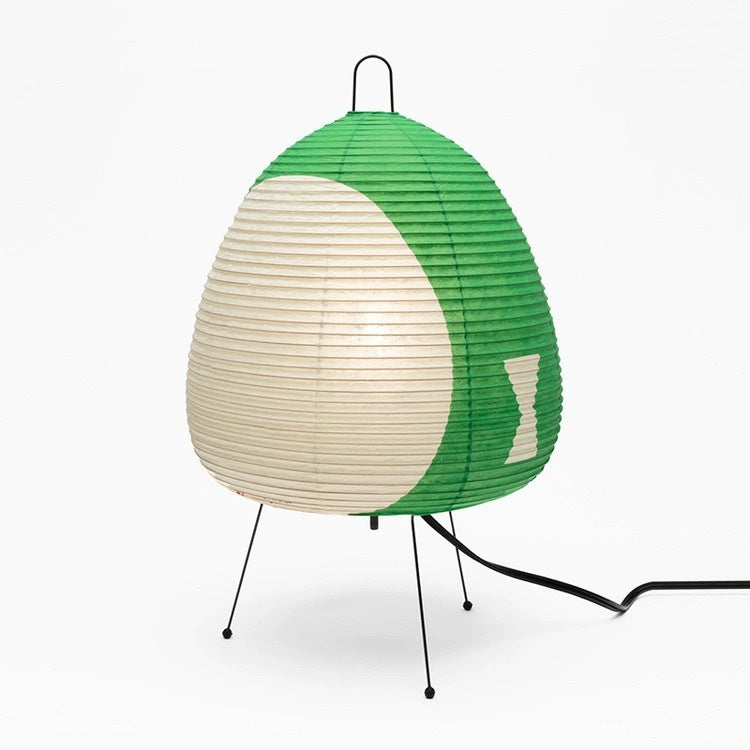 Wabi-Sabi Rice Paper Table Lamp – Japanese-Inspired Designer Lamp with Soft Light