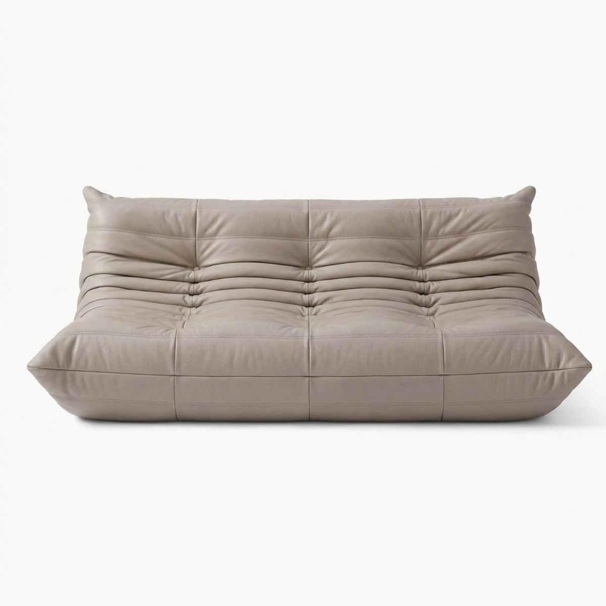 Lunensa Ripple 3-Seater Sofa Fabric – Designer Sofa, Low Seat, for Living Room