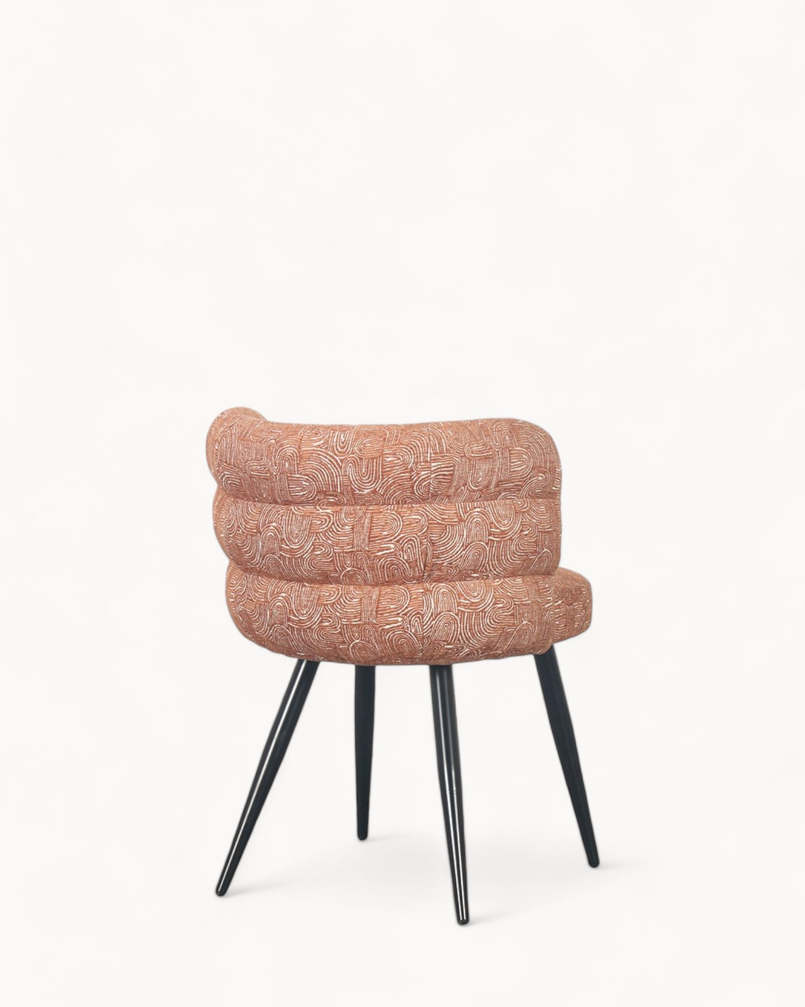 Cloud Chair Safiya Terracotta - Set of 2 - Soft Upholstery - Modern Design