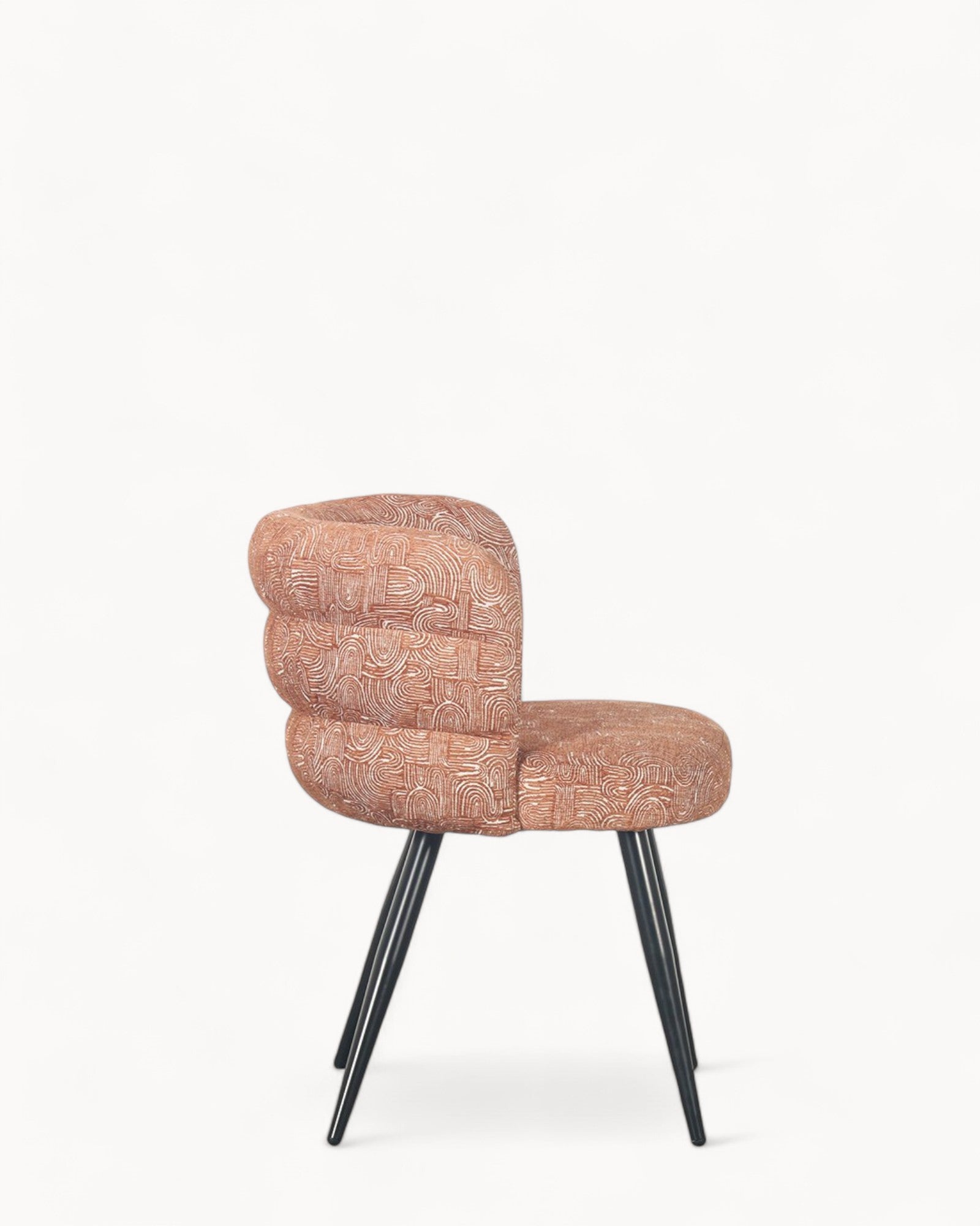 Cloud Chair Safiya Terracotta - Set of 2 - Soft Upholstery - Modern Design