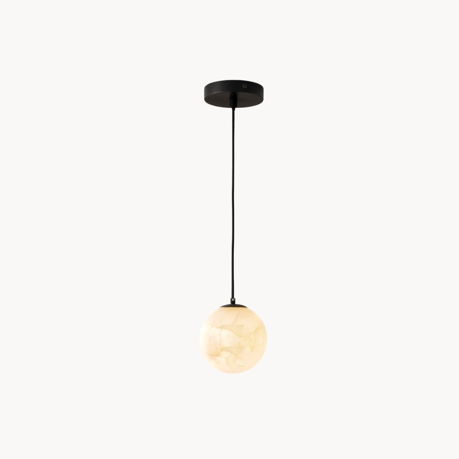 Elegant Marble Pendant Light for Bedside & Living Area