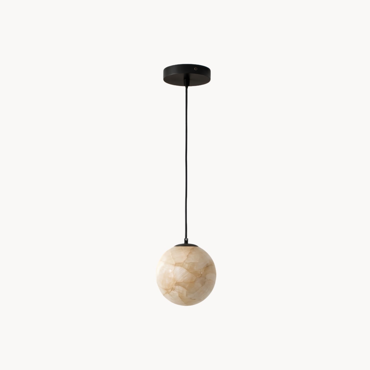 Elegant Marble Pendant Light for Bedside & Living Area