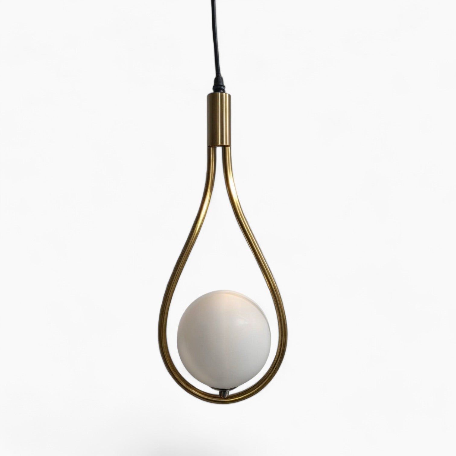 Modern Nordic Pendant Light, Iron & Glass, E27/E14/G9, Height Adjustable