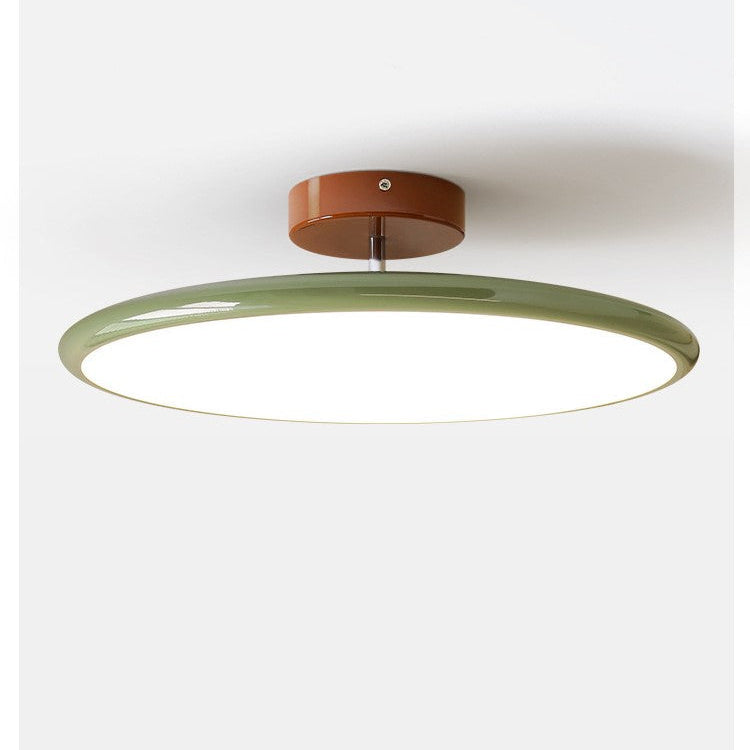 Minimalistische Frans Crèmewit Oogbeschermende Plafondlamp