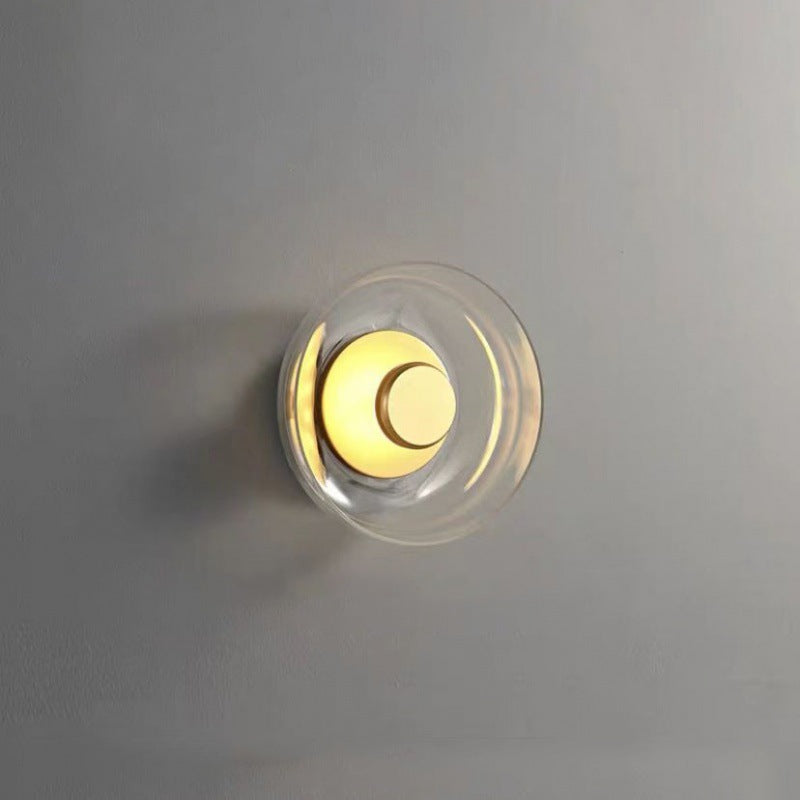 Moderne Glazen Wandlamp – Minimalistische LED Wandlamp voor Slaapkamer