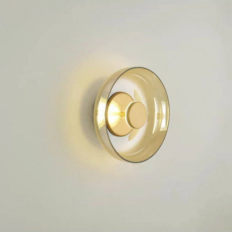 Modern Glass Wall Light – Minimalist LED Wall Lamp for Bedroom