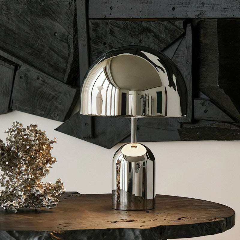 Rechargeable Retro Metal Mushroom Night Light