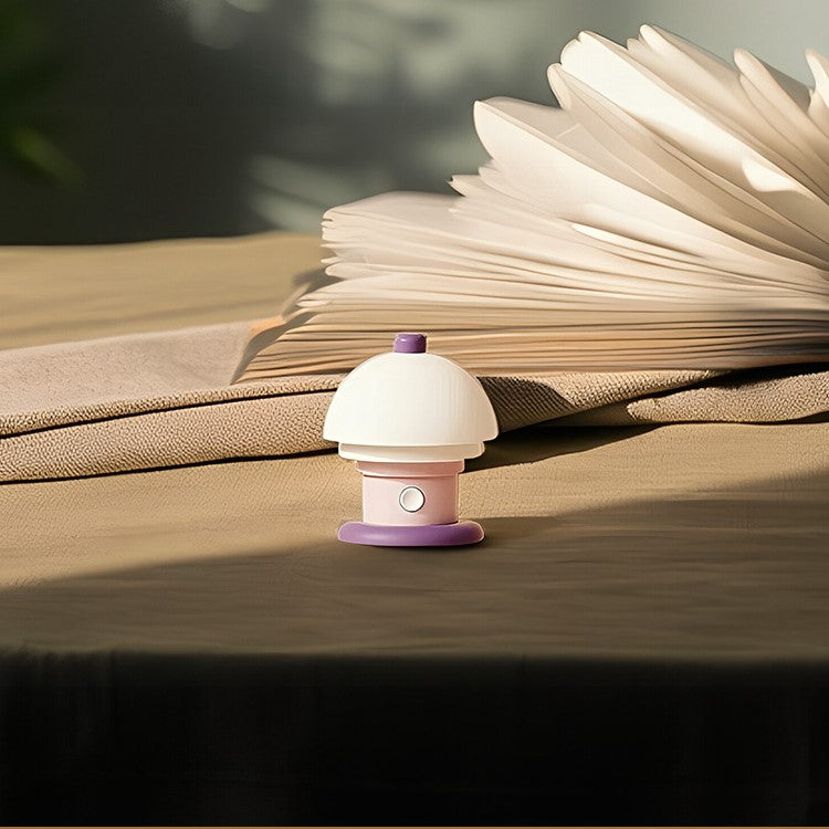 Cream Geometric Atmosphere Bedside Table Lamp