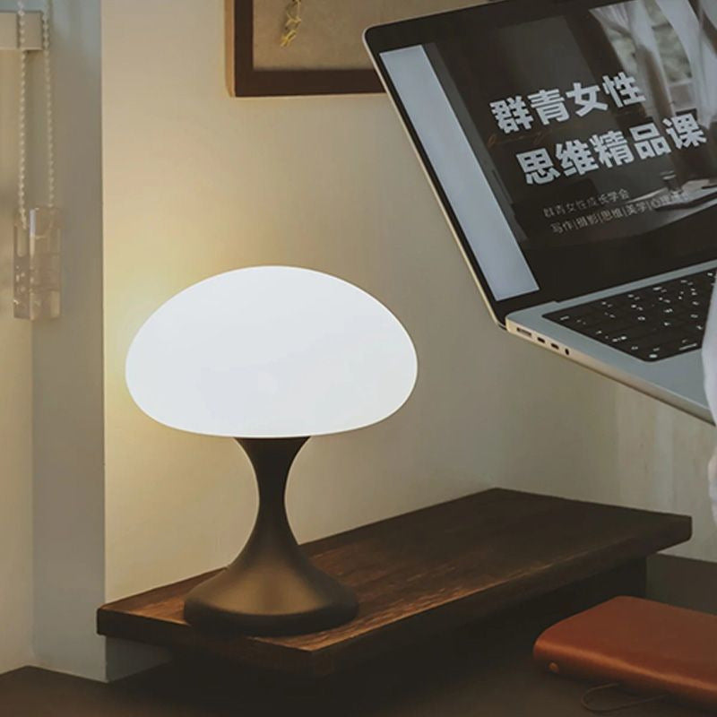 Cream Jellyfish-Shaped Night Light