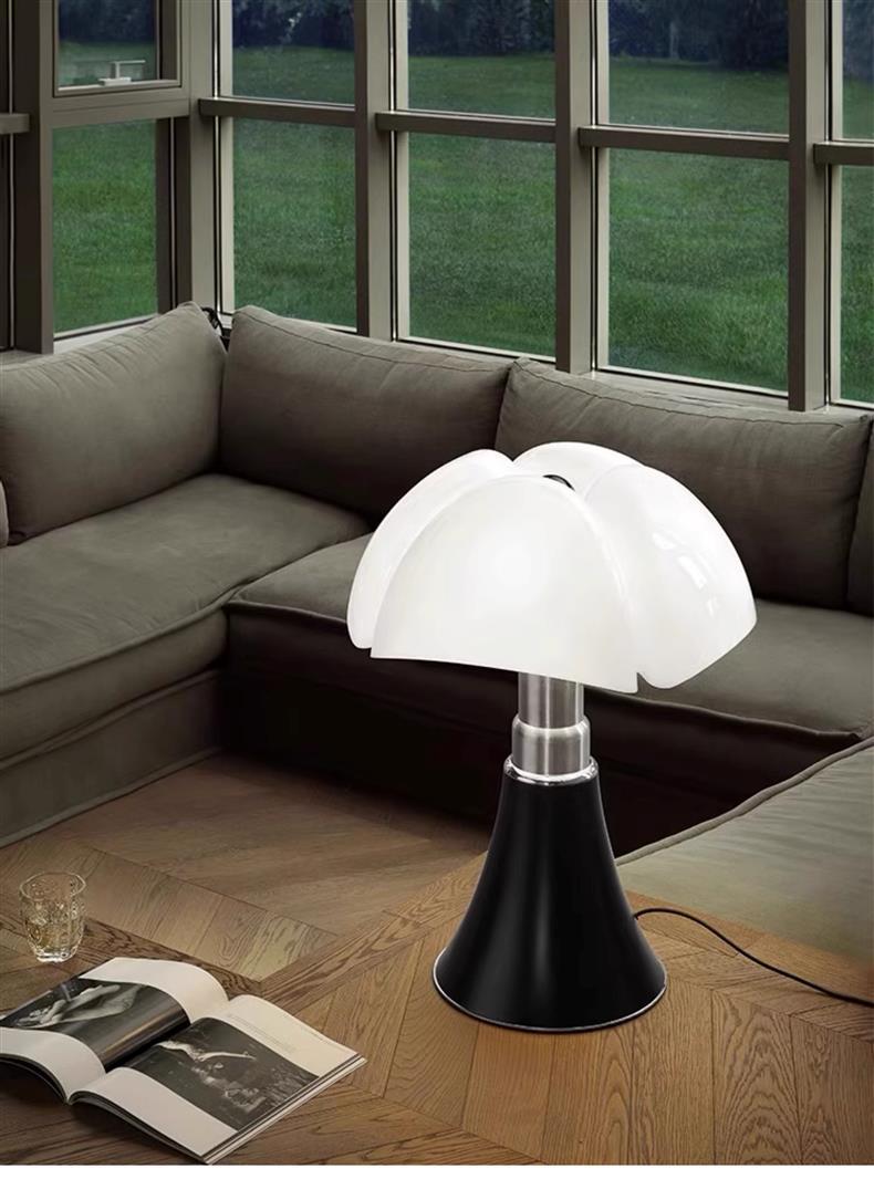 Italian Designer Table Lamp in Bat Style
