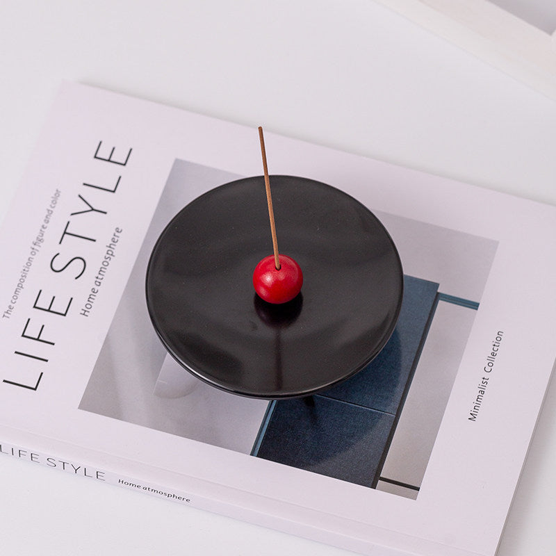Minimalist Incense Stick Holder in Zen Style with Decorative Design