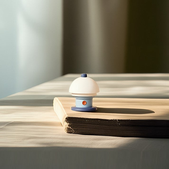 Cream Geometric Atmosphere Bedside Table Lamp