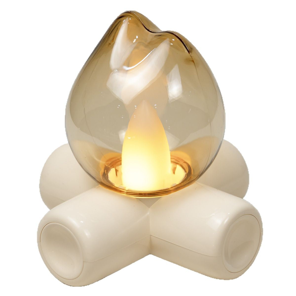 Decorative Fireplace-Shaped Bedside Table Lamp