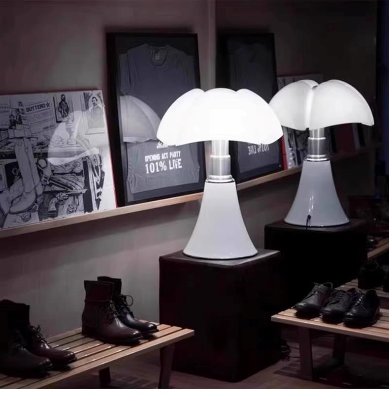 Italian Designer Table Lamp in Bat Style