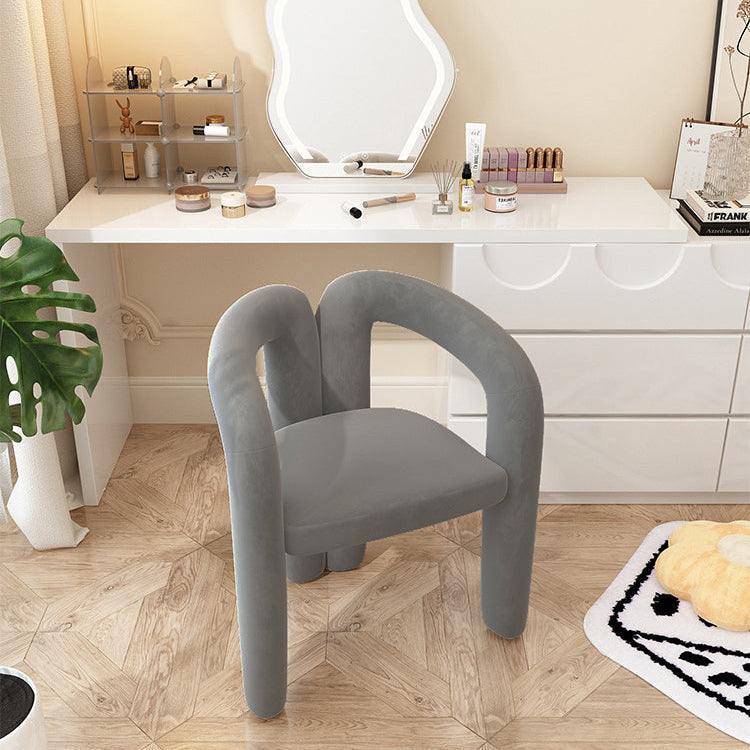 Elegante Crèmekleurige Kaptafelstoel voor de Slaapkamer