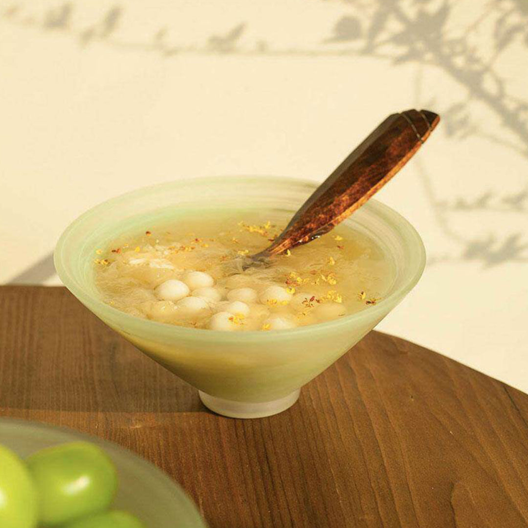 Frosted Cloud Glass Dessert and Salad Bowl