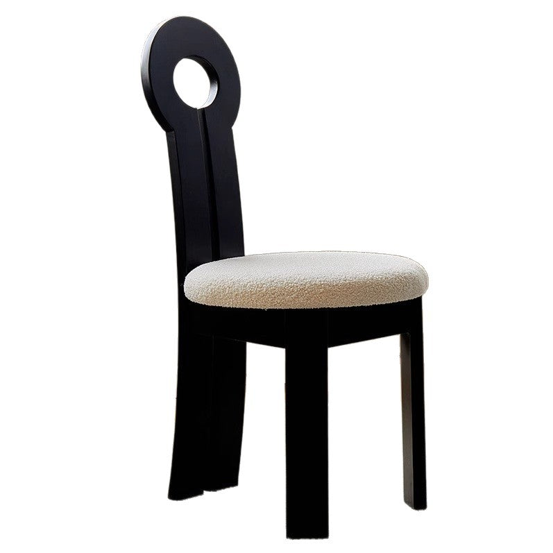Franse vintage zeemeerminfauteuil van massief hout