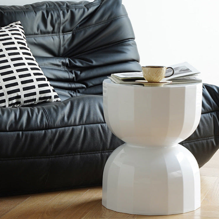 Multifunctional Hourglass Stool and Side Table