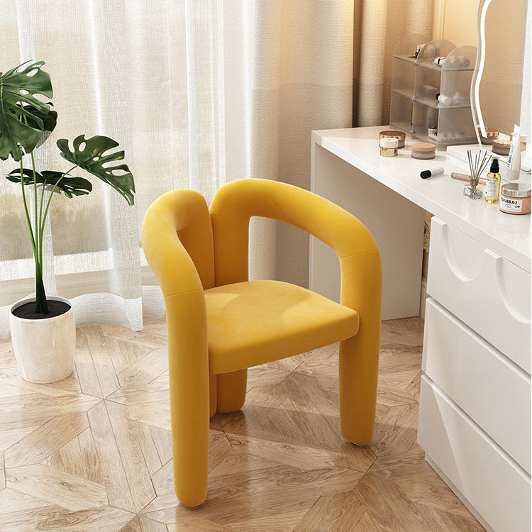 Elegante Crèmekleurige Kaptafelstoel voor de Slaapkamer