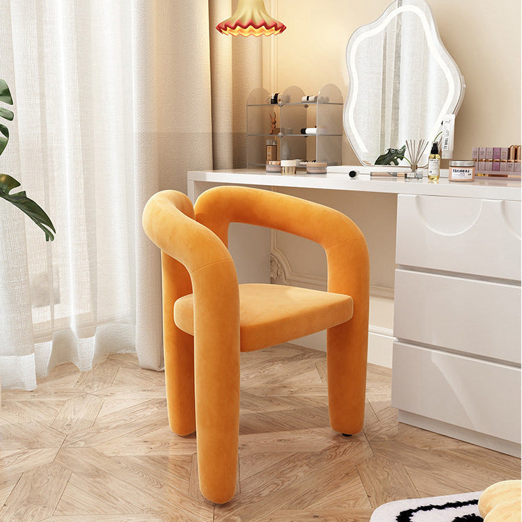 Elegante Crèmekleurige Kaptafelstoel voor de Slaapkamer
