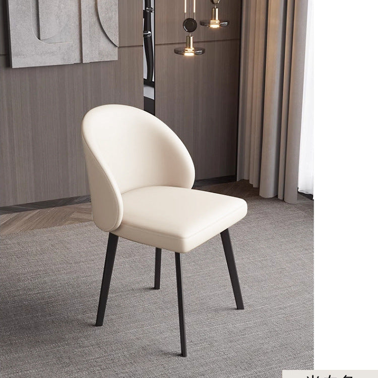 Minimalistischer Esszimmerstuhl im italienischen Cream-Stil