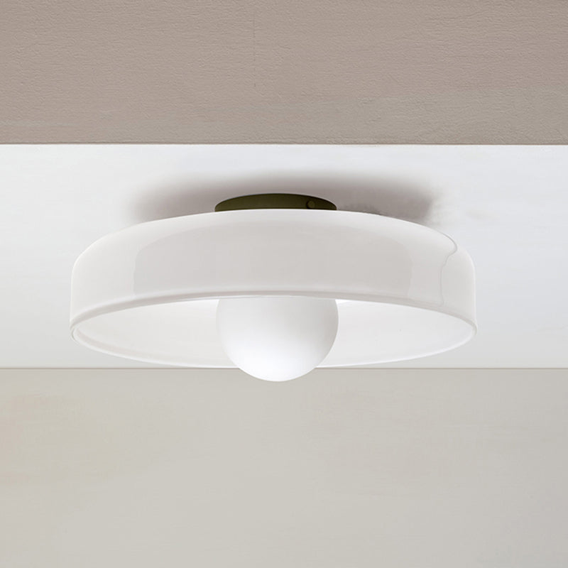 Modern Ceiling Light, Amber Glass, G9 LED, 25/35 cm, 220–240V