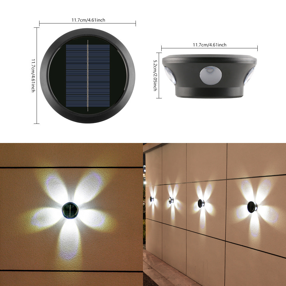Solar-Powered Outdoor Wall Light