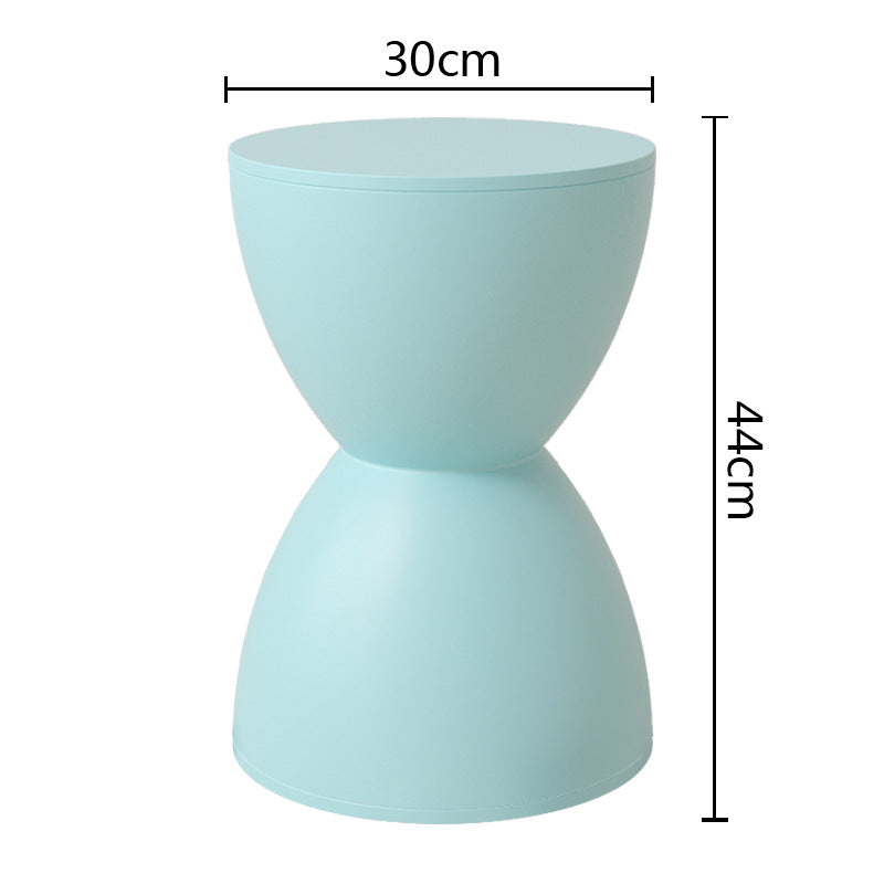 Moderner runder Kunststoffhocker für Wohnzimmer & Alltagsgebrauch