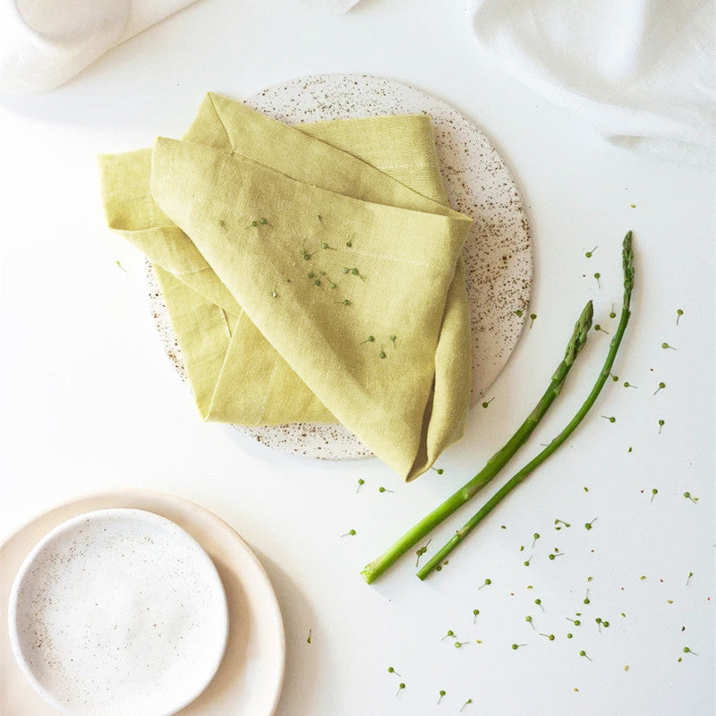 Elegant Ramie Placemat and Napkin Set