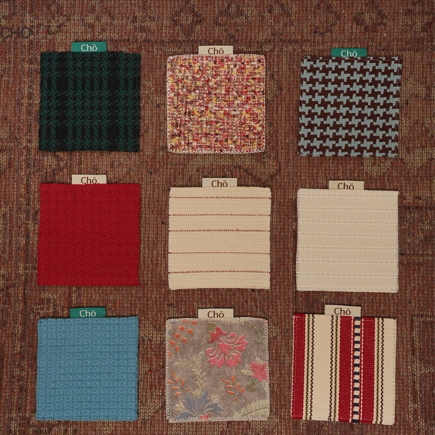 Handwoven Cotton Coaster in Vintage Style
