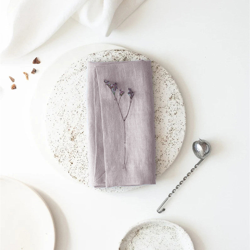 Elegant Ramie Placemat and Napkin Set
