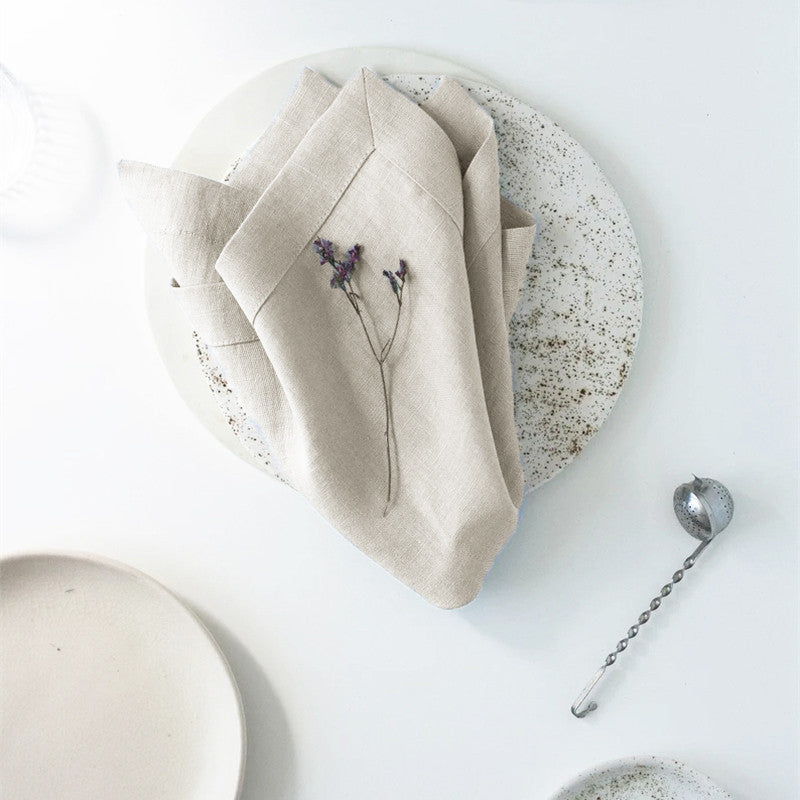 Elegant Ramie Placemat and Napkin Set