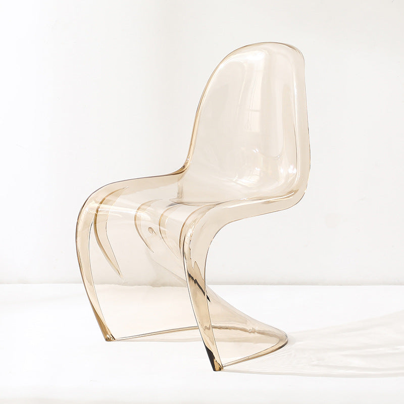 Iconische Transparante Ligstoel in Panton Stijl