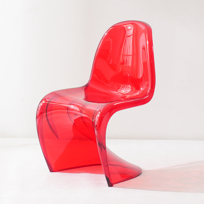 Iconische Transparante Ligstoel in Panton Stijl