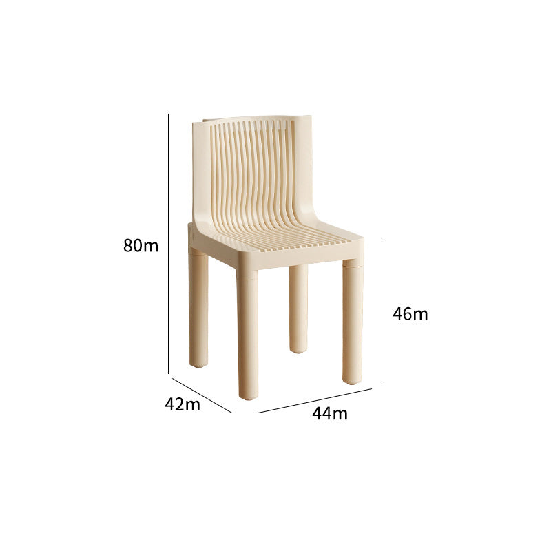 Minimalistische Loungestoel in Levendige Crèmekleurige Stijl