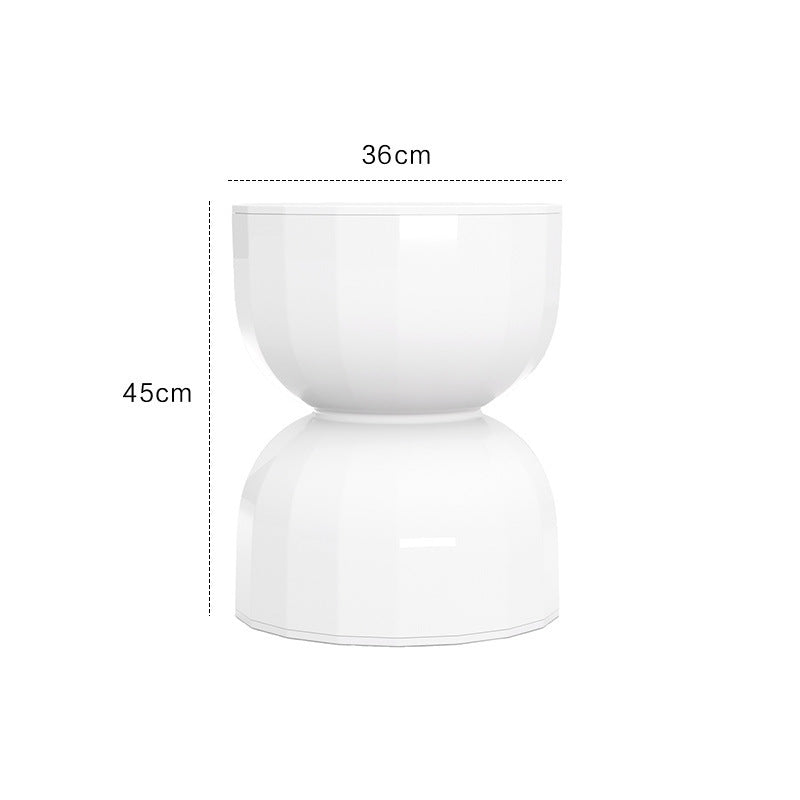 Multifunctional Hourglass Stool and Side Table