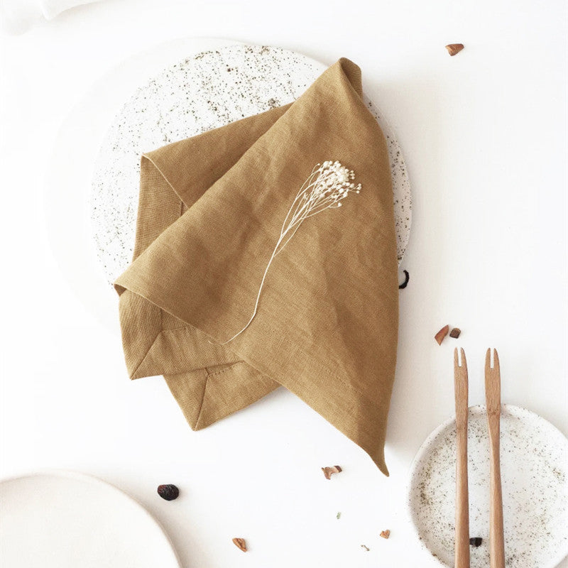 Elegant Ramie Placemat and Napkin Set