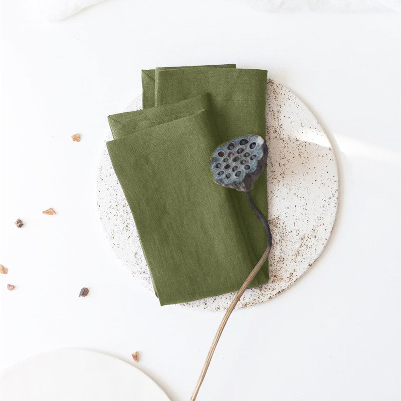 Elegant Ramie Placemat and Napkin Set
