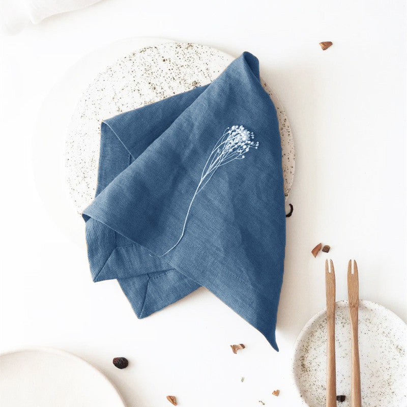 Elegant Ramie Placemat and Napkin Set